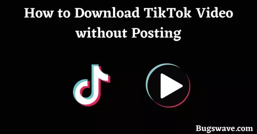 How to download TikTok video without posting?