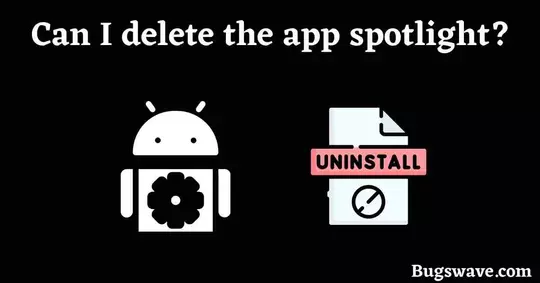 app spotlight uninstall