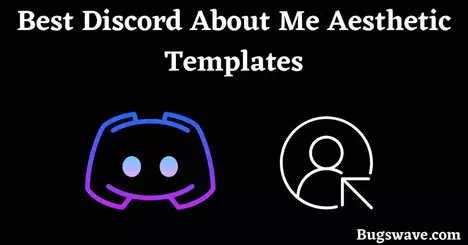 Here are some Discord About Me Aesthetic Templates