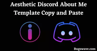Aesthetic Discord About Me Templates for copy and paste