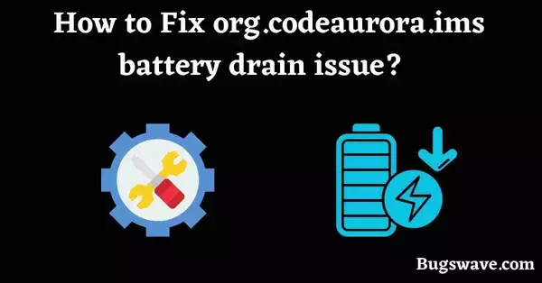 org.codeaurora.ims battery drain issue