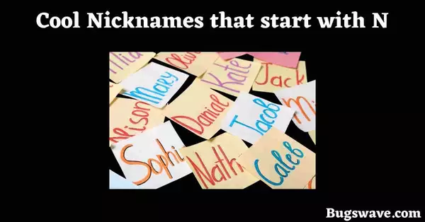 Cool nicknames beginning with N