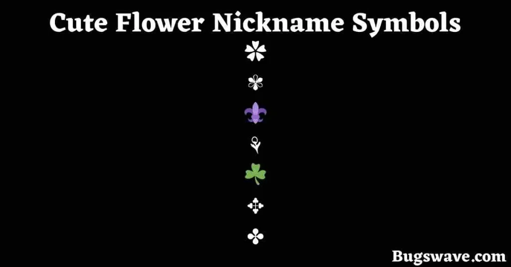 best symbols for nickname